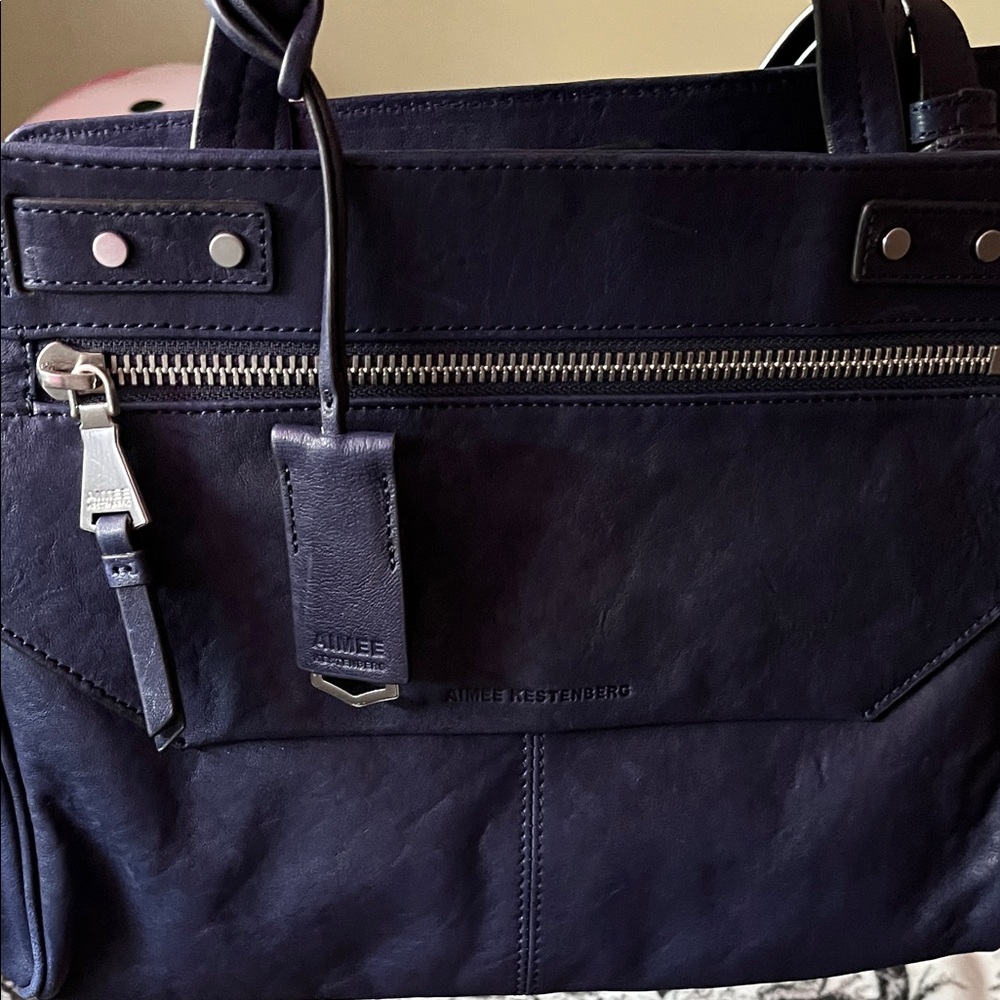 Aimee Kestenberg Midnight Blue Satchel